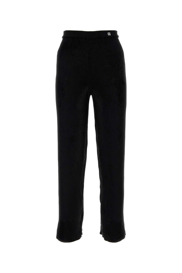 Gucci Exterior: 63% Viscose 37% Nylon trousers in black