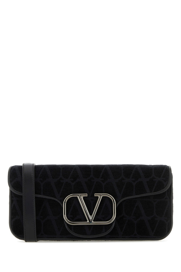 Valentino Garavani 37% Viscose shoulder bag in black