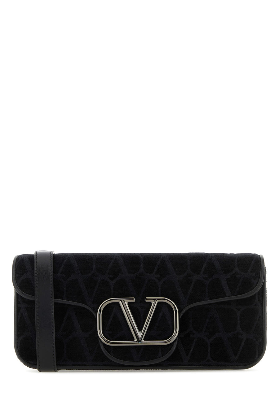 Valentino Garavani 37% Viscose shoulder bag in black