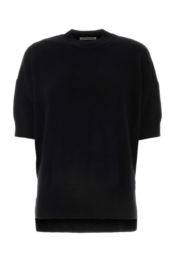 Jil Sander 100% Cashmere sweater in black