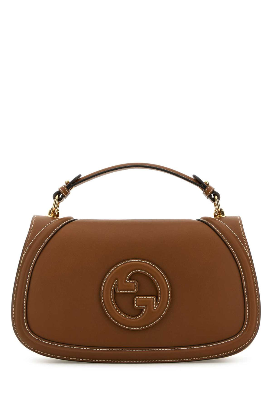 Gucci Arabella Exterior: 100% Leather Lining: 100% Fabric Finishing: Golden metal shoulder bag in brown
