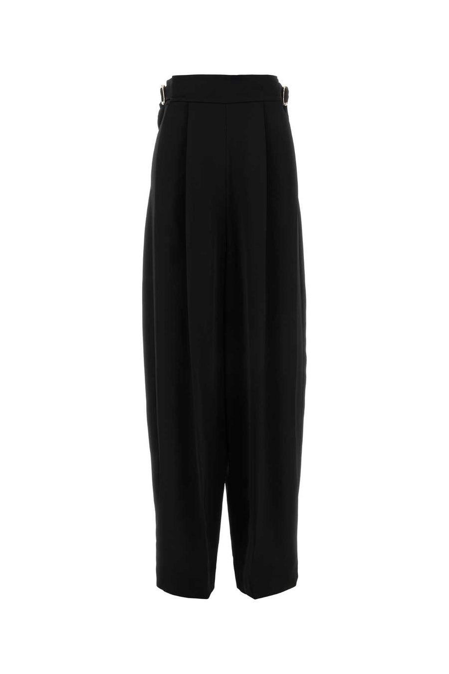 Sportmax 100% Viscose trousers in black