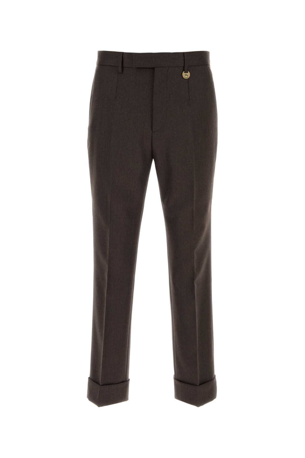 Burberry 100% Wool trousers in brown