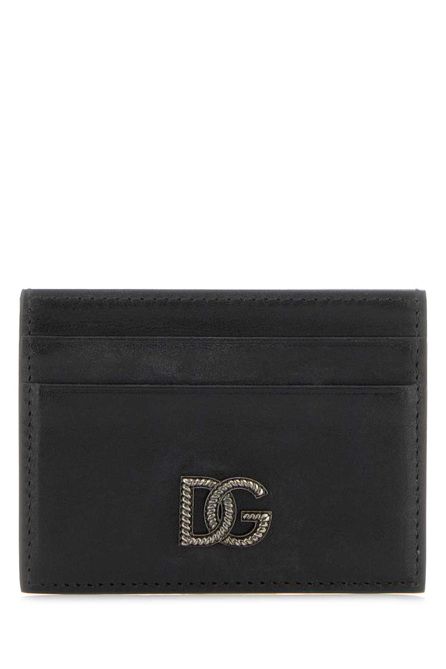 Dolce & Gabbana 100% Vitello (Calfskin) card case in black