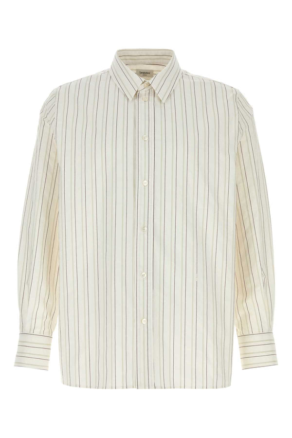 Saint Laurent 100% Cotton shirt in beige