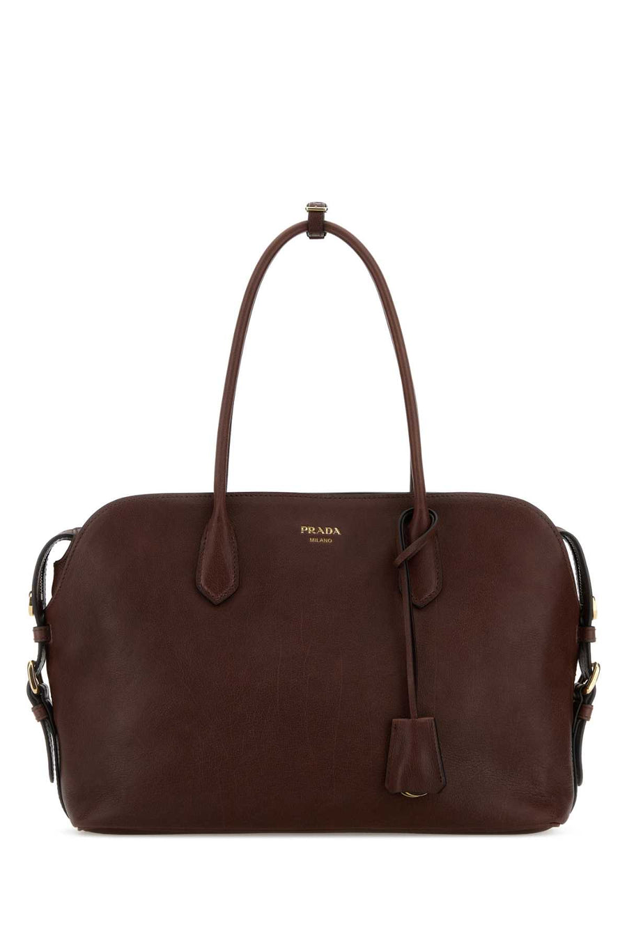 Prada Exterior: 100% Leather shoulder bag in brown