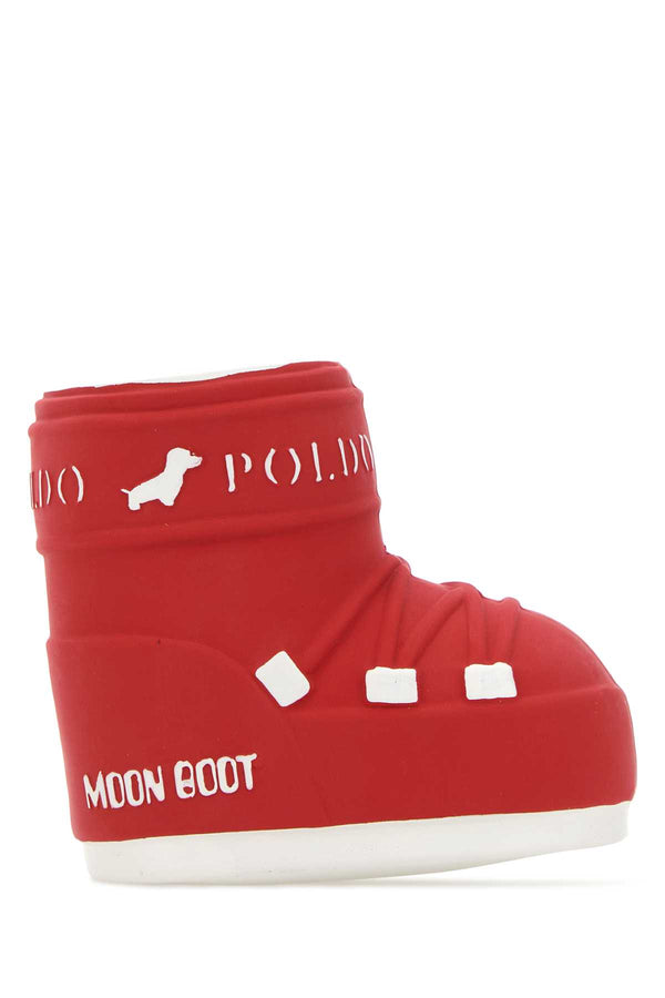 Red Rubber Poldo Dog Couture X Moonboot Dogs Toy Exterior: Extra-accessori