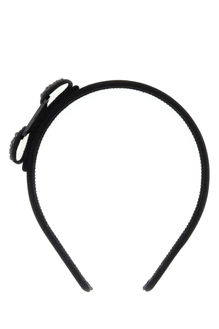 Black Fabric Hairband Neroconswarov.evarasmnero Exterior: Cappelli E Fasce Per Capelli