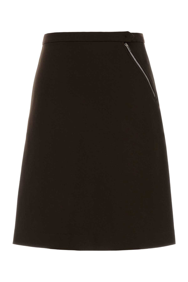 Miu Miu 85% Wool skirt in brown
