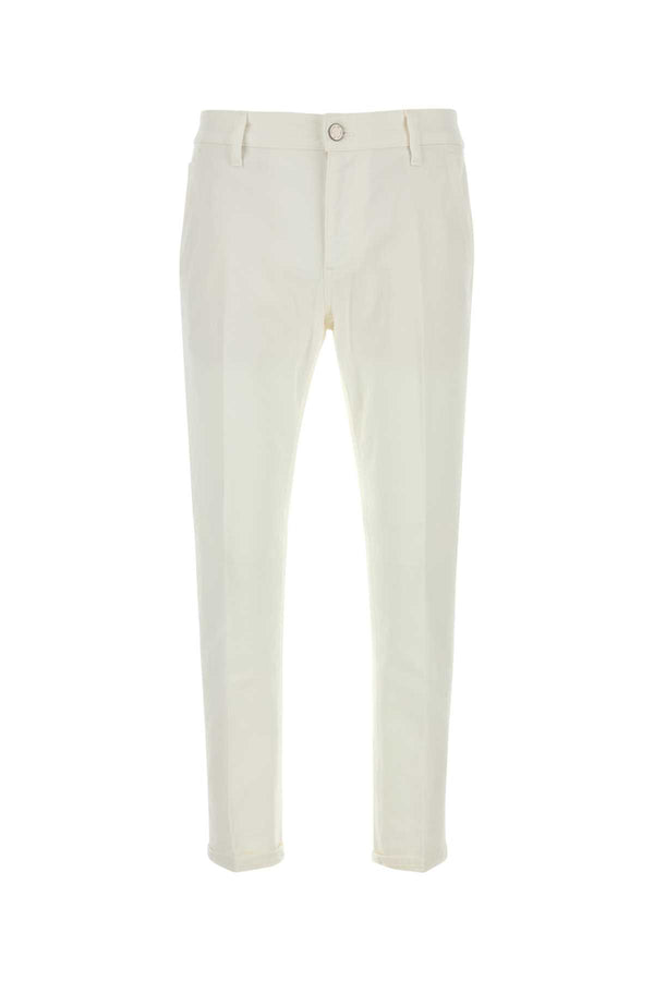 Pt Torino Tasche 98% Cotton jeans in white