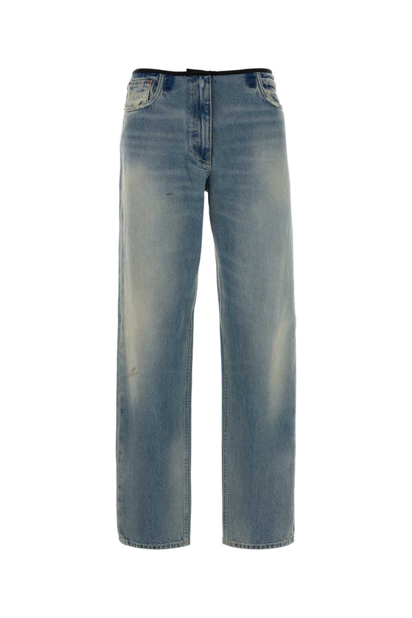 Prada 100% Cotton jeans in blue