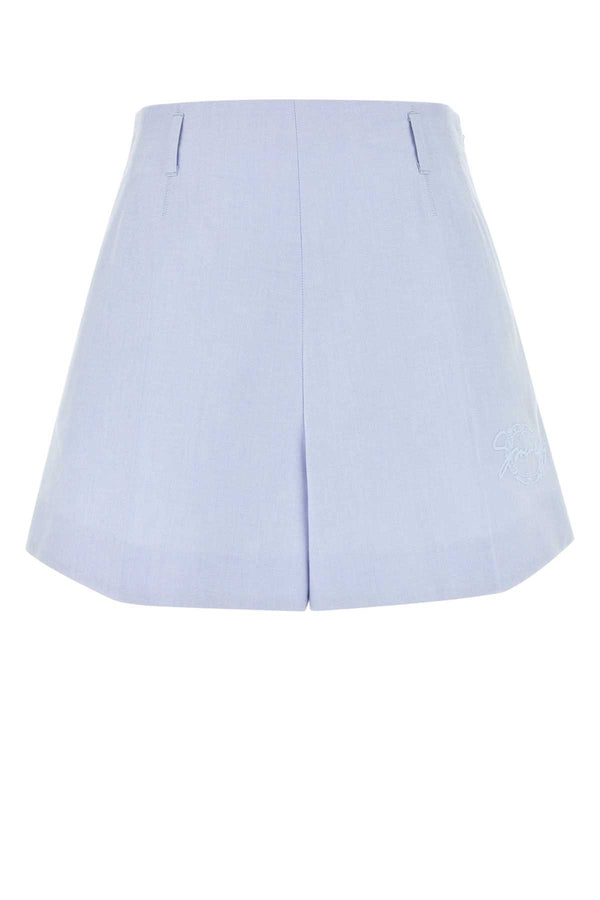 Givenchy Waisted 100% Cotton shorts in blue