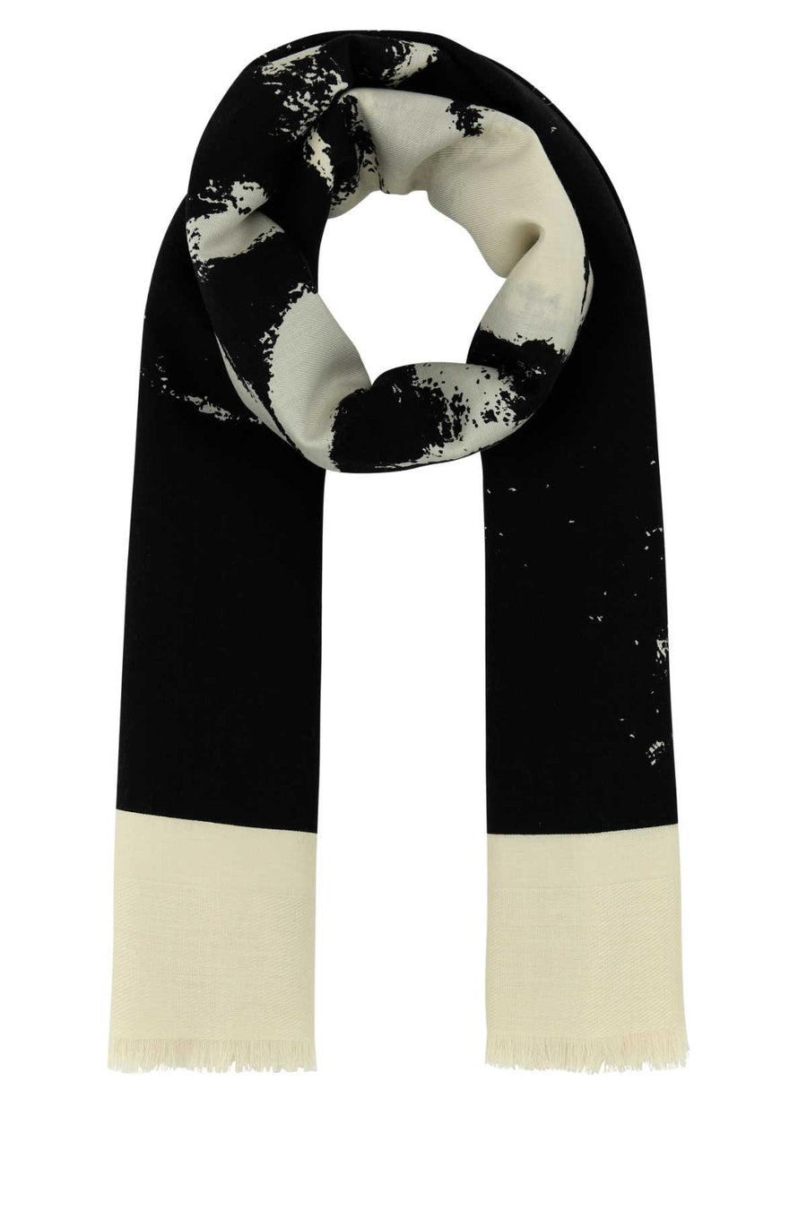 Alexander McQueen 64% Silk scarf in black