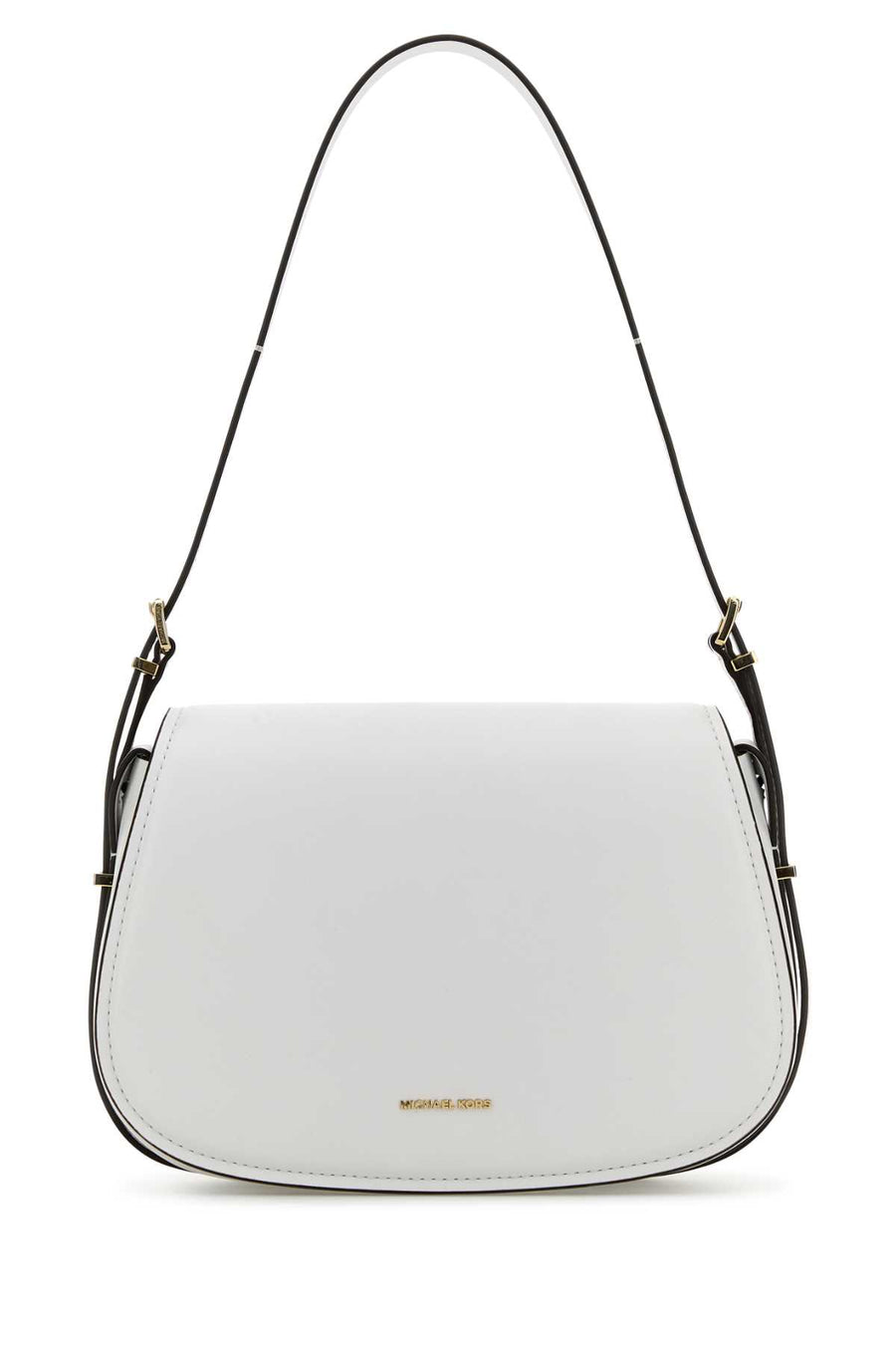 Michael By Michael Kors Exterior: 100% Leather shoulder bag in white