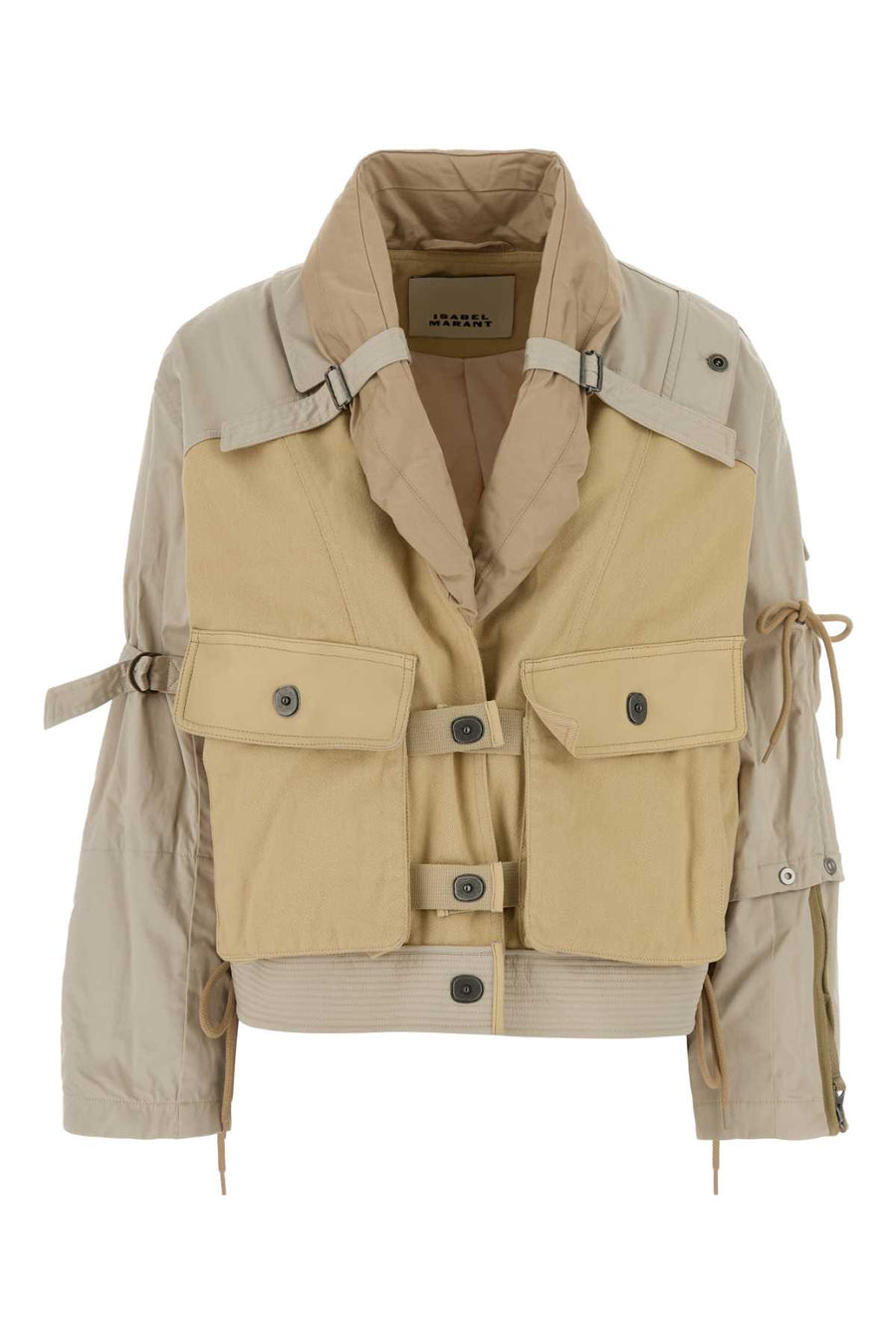 Isabel Marant Exterior 1: 100% Cotton; Exterior 2: 97% Cotton jacket in beige