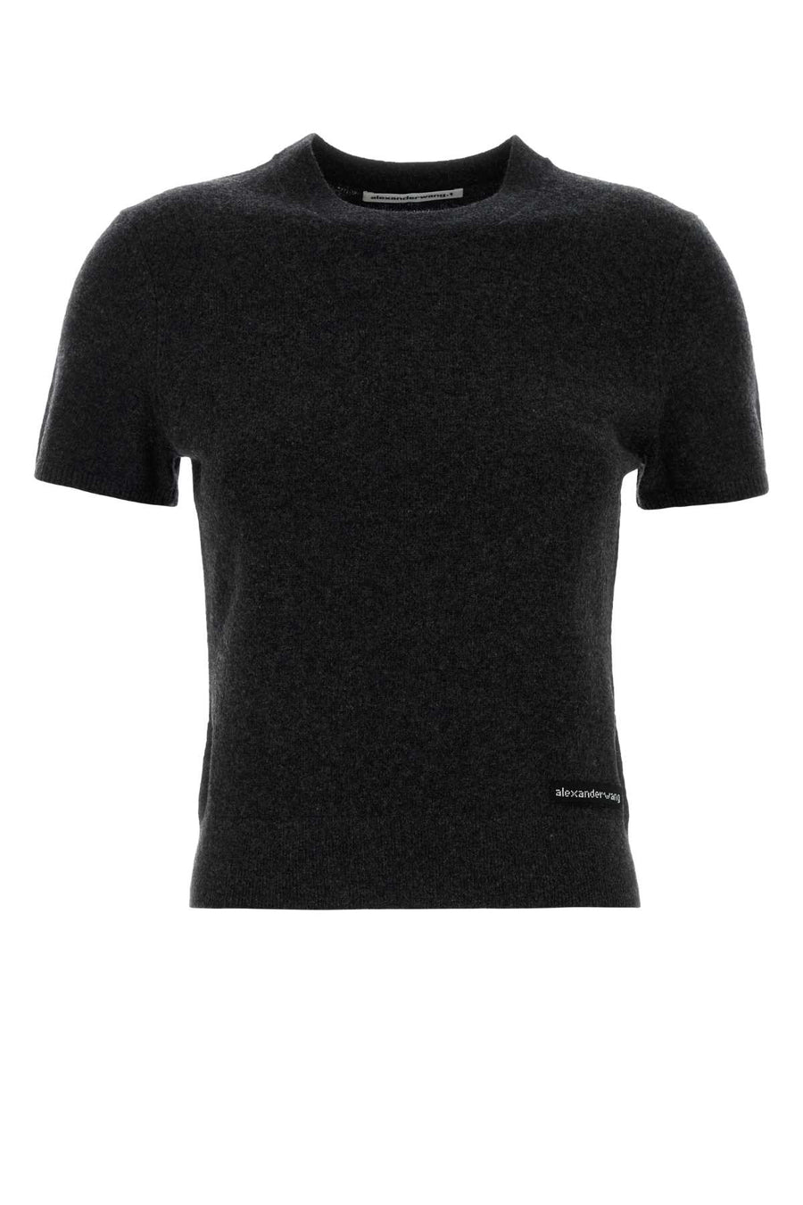 T By Alexander Wang 100% Wool t-shirt in charcoal