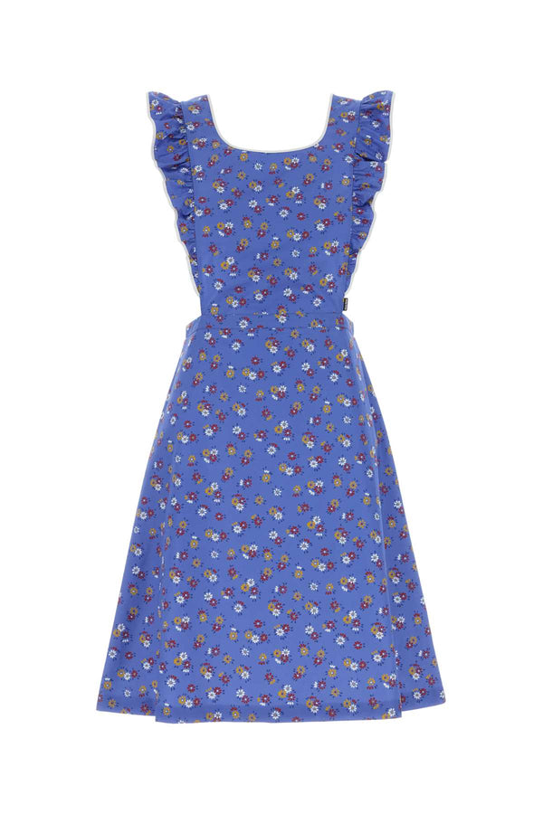 Miu Miu Exterior: 100% Cotton; Lining: 100% Polyester dress in blue