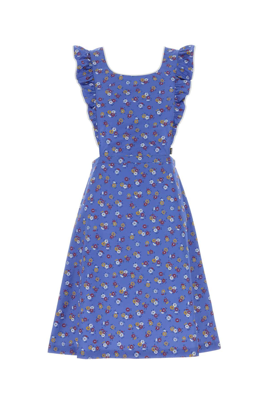Miu Miu Exterior: 100% Cotton; Lining: 100% Polyester dress in blue
