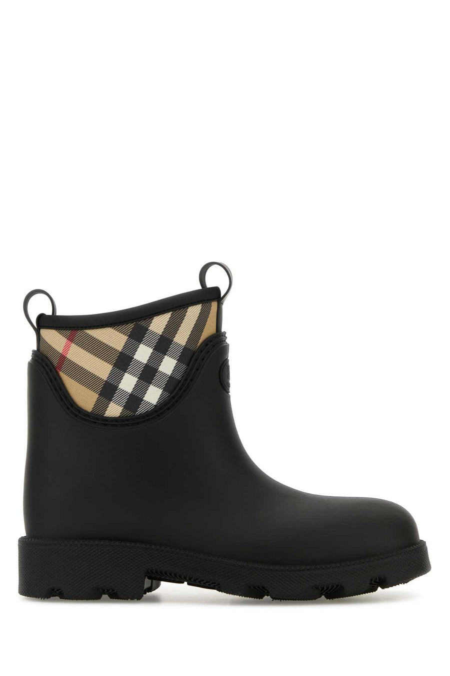 Burberry Marsh Exterior: 100% Rubber ankle boot in black
