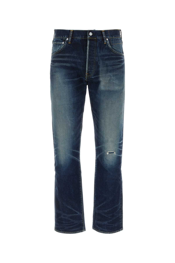 Visvim 100% Cotton jeans in blue