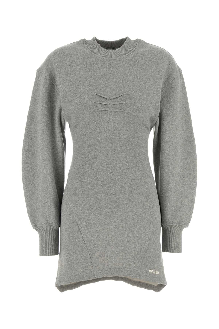 The Attico Dress 100% Cotton dress in gray