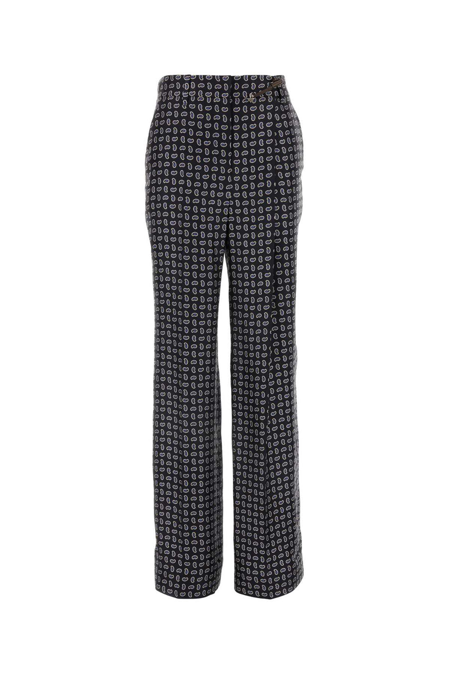Prada 100% Silk trousers in gray