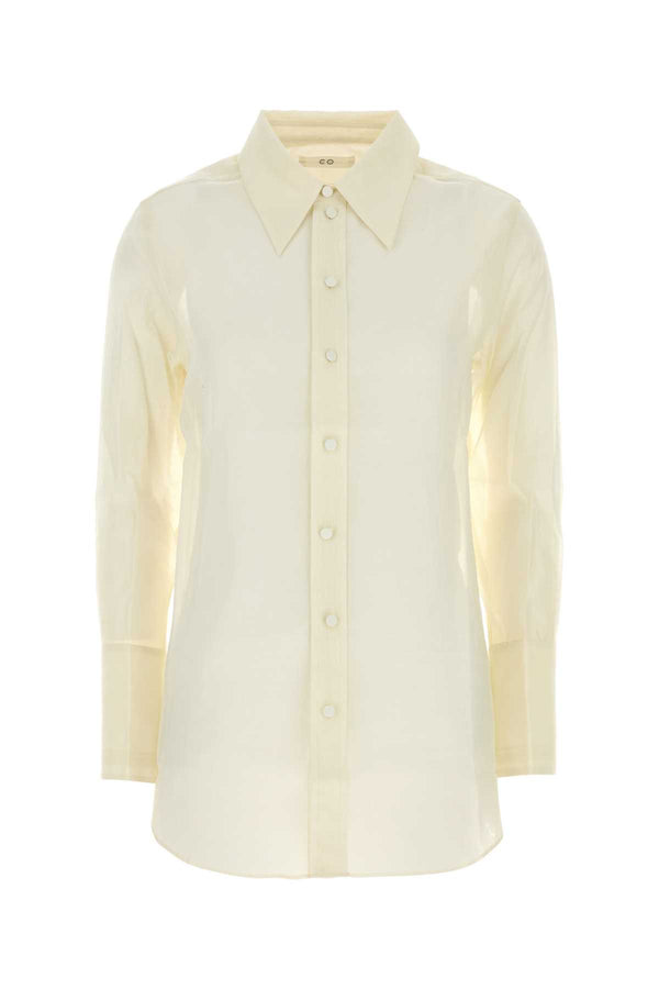 Italist Tapered 75% Cotton shirt in white