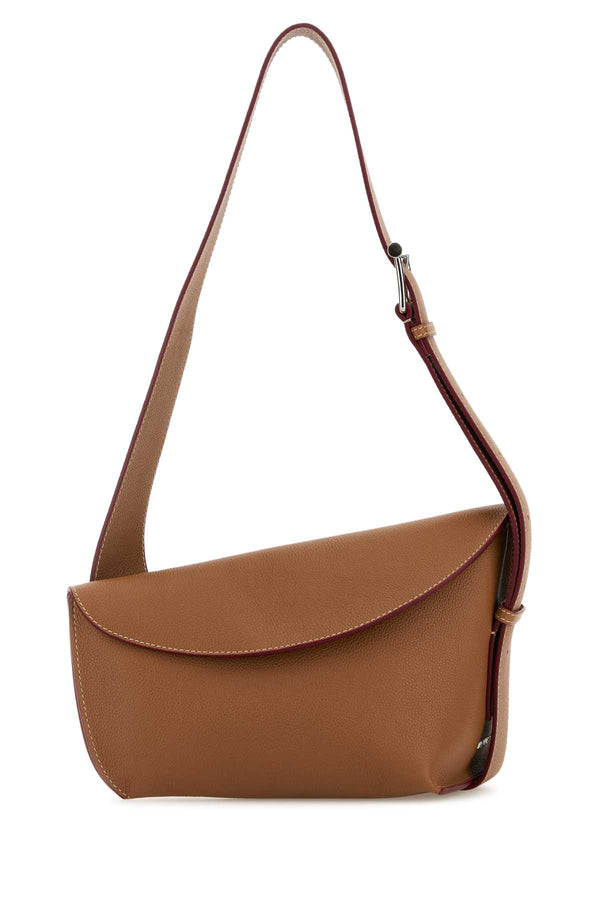 Alexander McQueen Sling Leather crossbody bag in brown