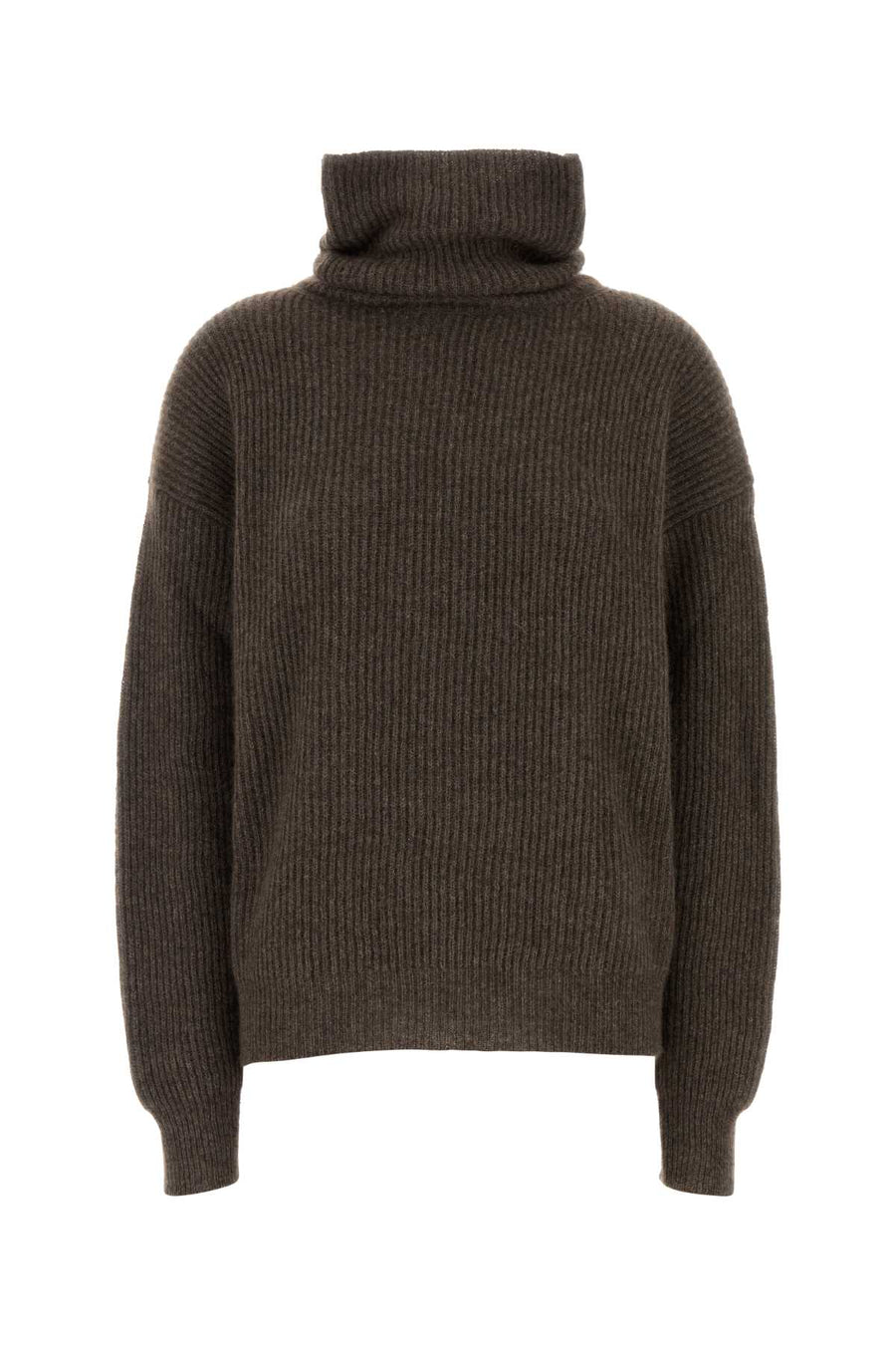 Uma Wang Neck 100% Wool sweater in brown
