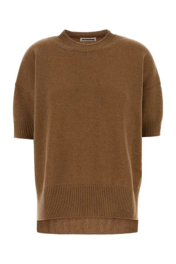 Jil Sander 100% CASHMERE sweater in beige