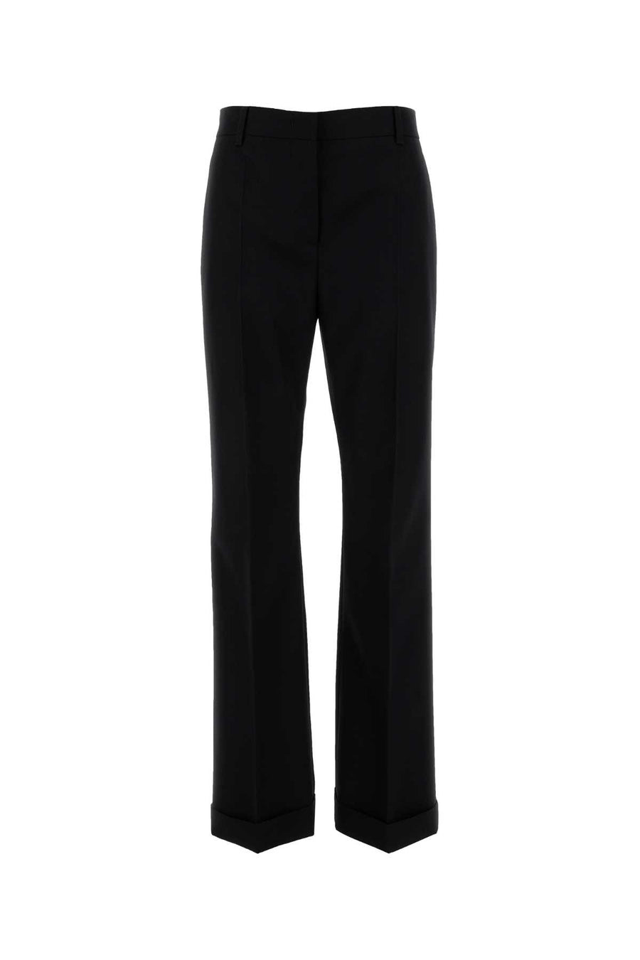 Prada 100% Wool trousers in black