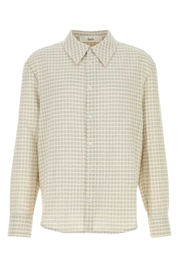 Sefr Shirt 82% Cotton shirt in beige