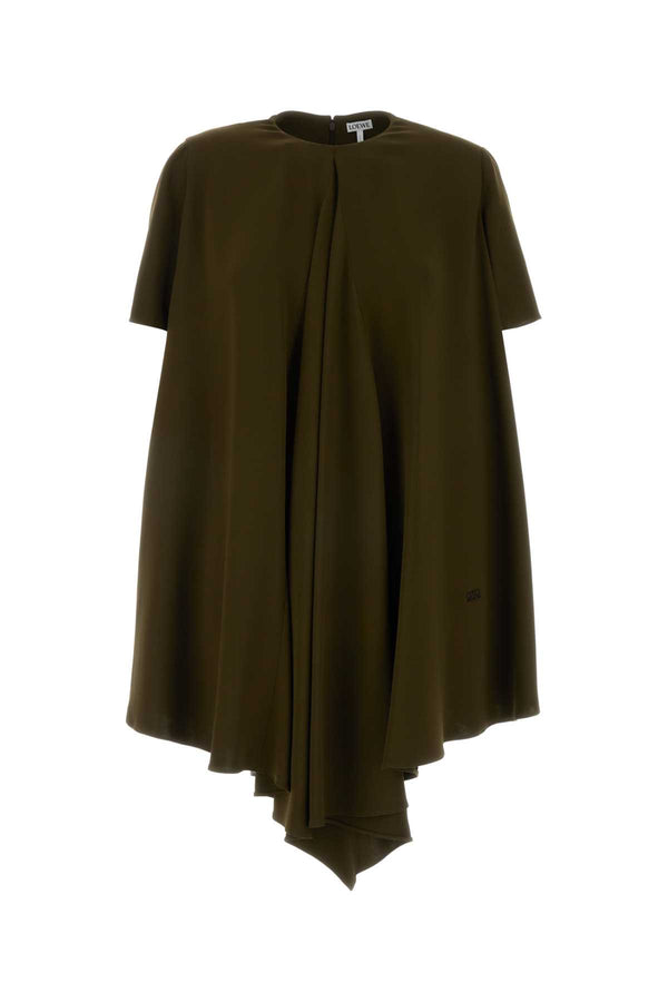 Loewe Dress 96% Viscose dress in green