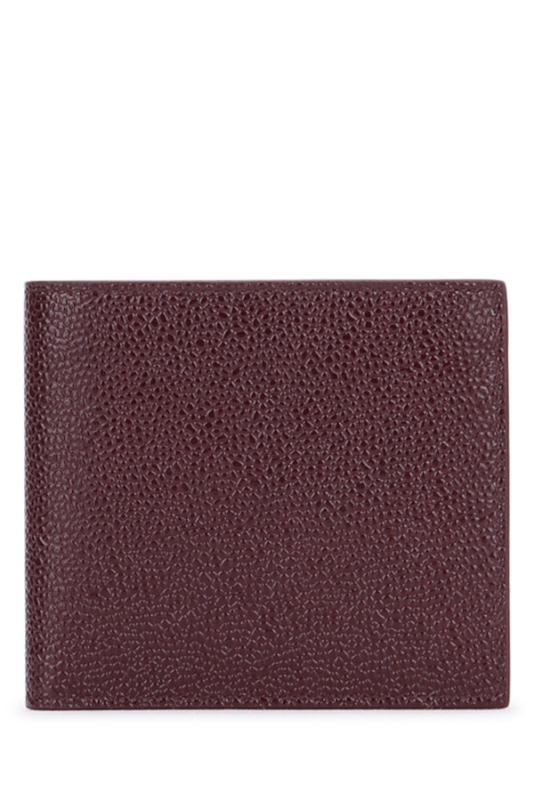 Thom Browne Pebble 100% Mixed fibres wallet in burgundy