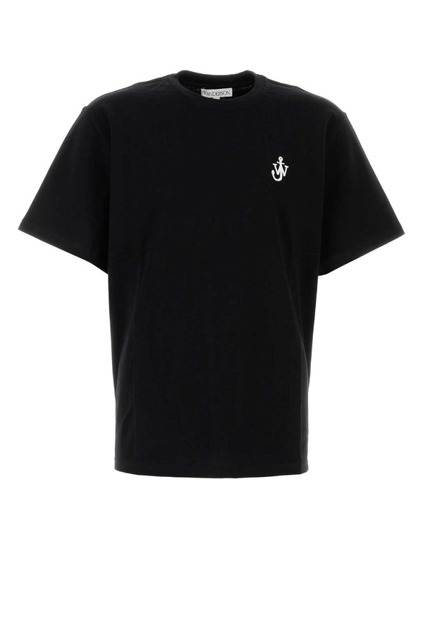 JW Anderson Embroidery 100% Cotton t-shirt in black