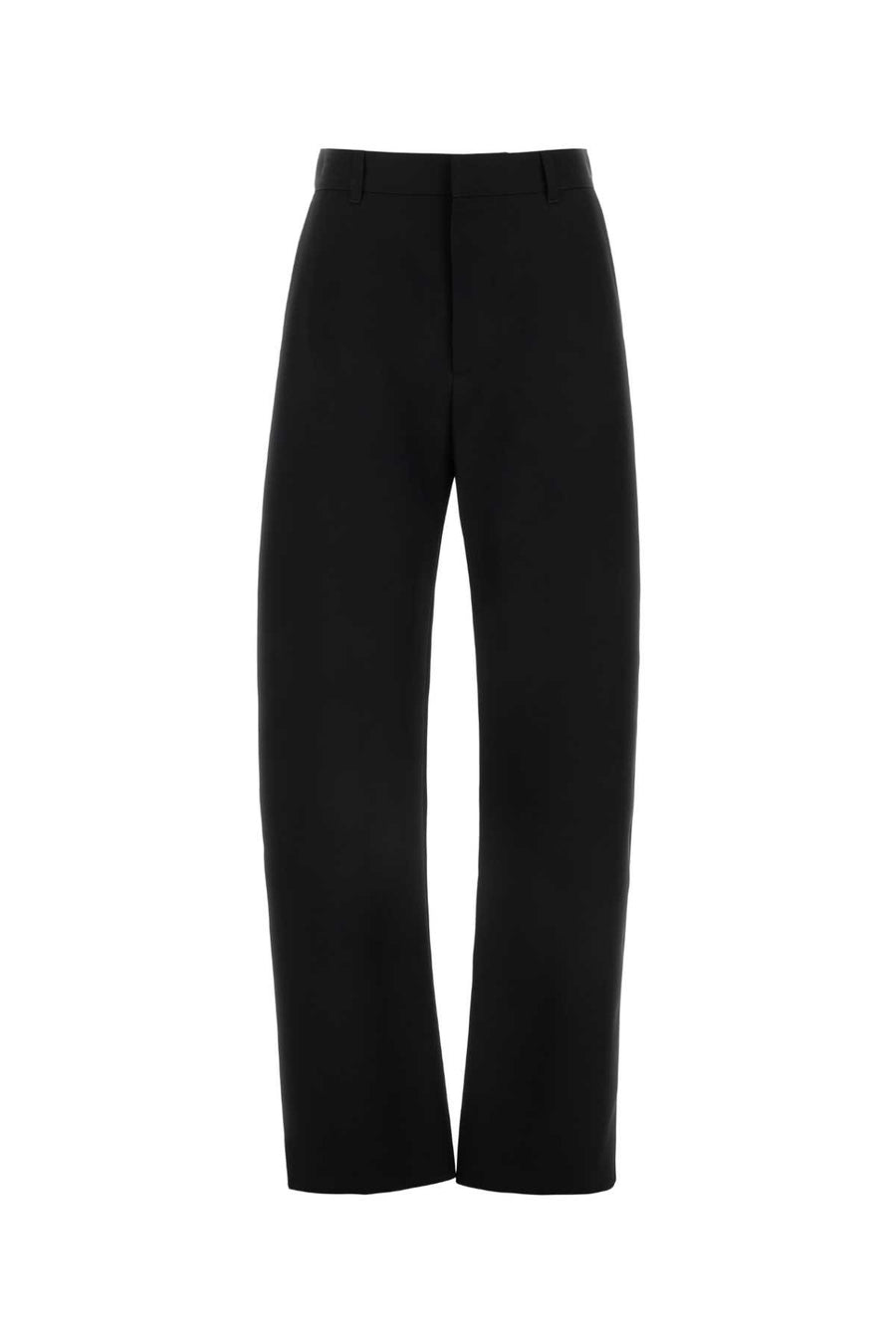 Bottega Veneta Rosso 100% Wool trousers in black