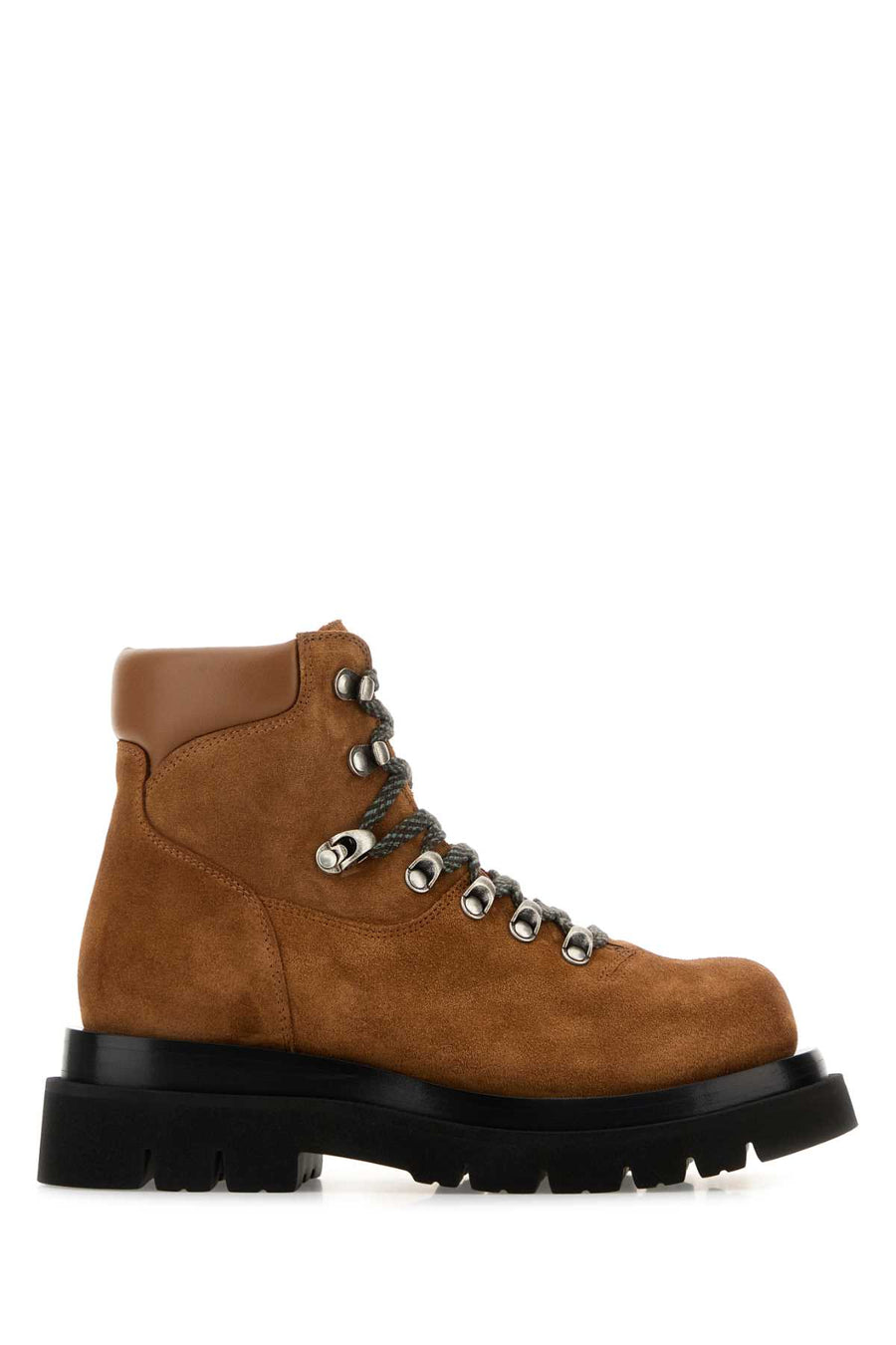 Bottega Veneta Exterior: 100% Suede; Interior: 100% Leather; Sole: Rubber ankle boot in caramel