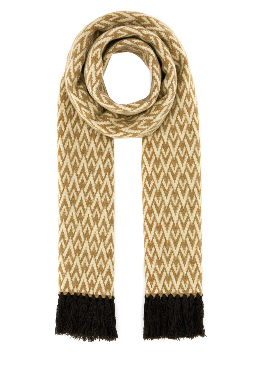 Valentino Garavani Scarf 100% Virgin wool scarf in beige