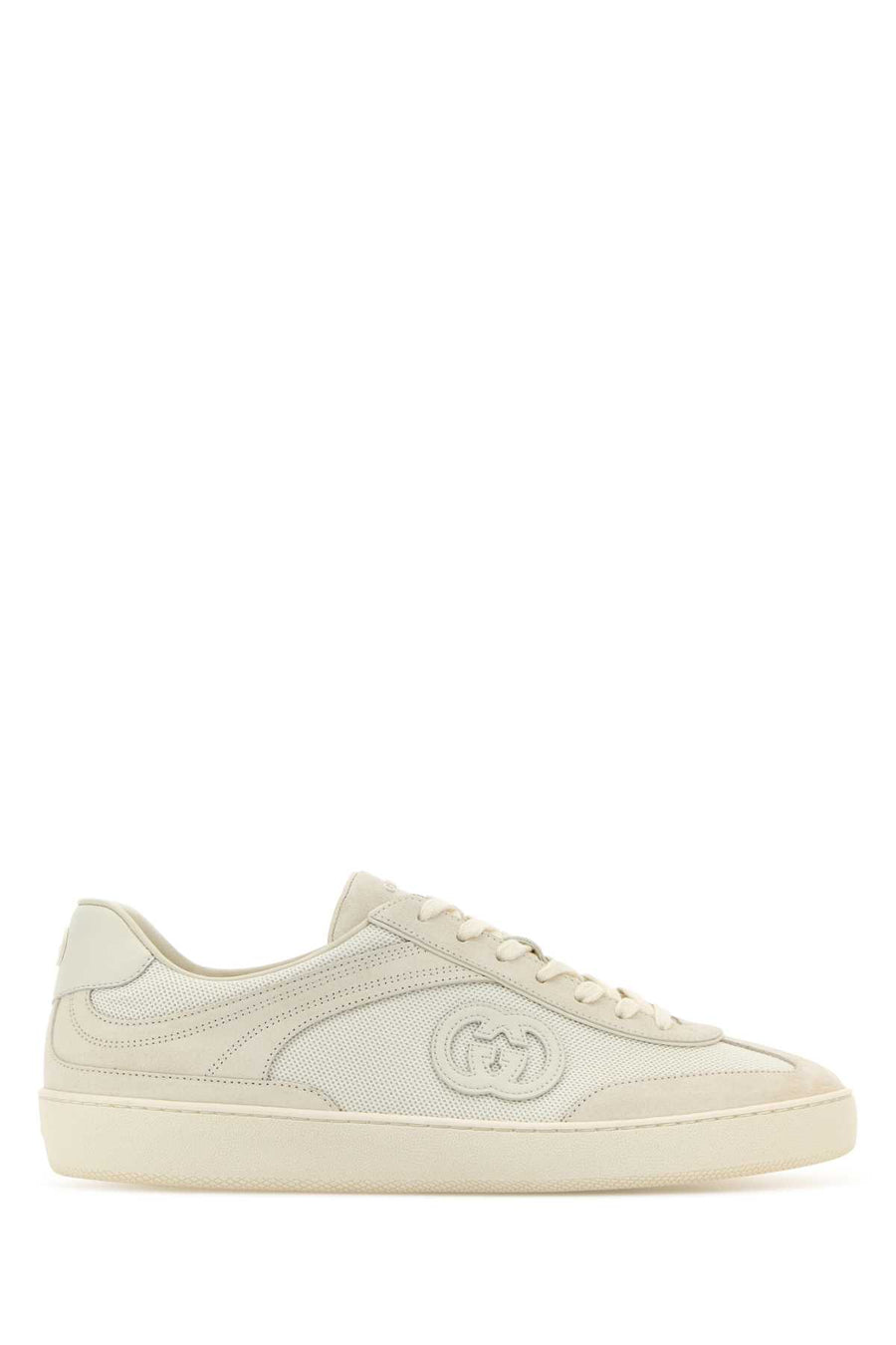 Gucci Exterior: 100% Suede sneaker in white