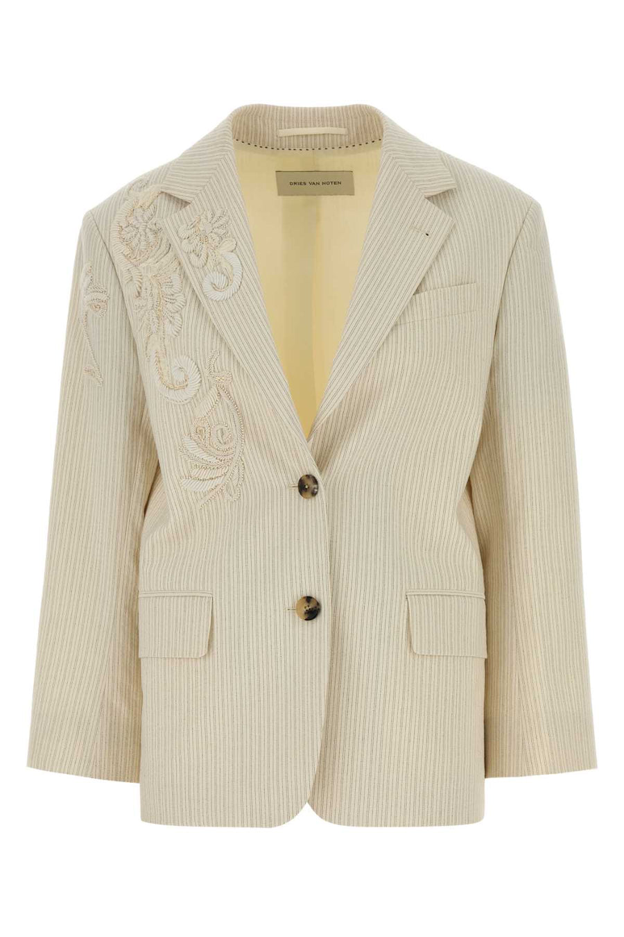 Dries Van Noten Exterior: 74% Cotton blazer in beige