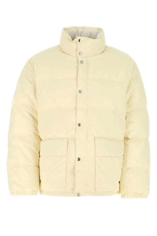 Jil Sander Exterior: 100% Polyester down jacket in cream