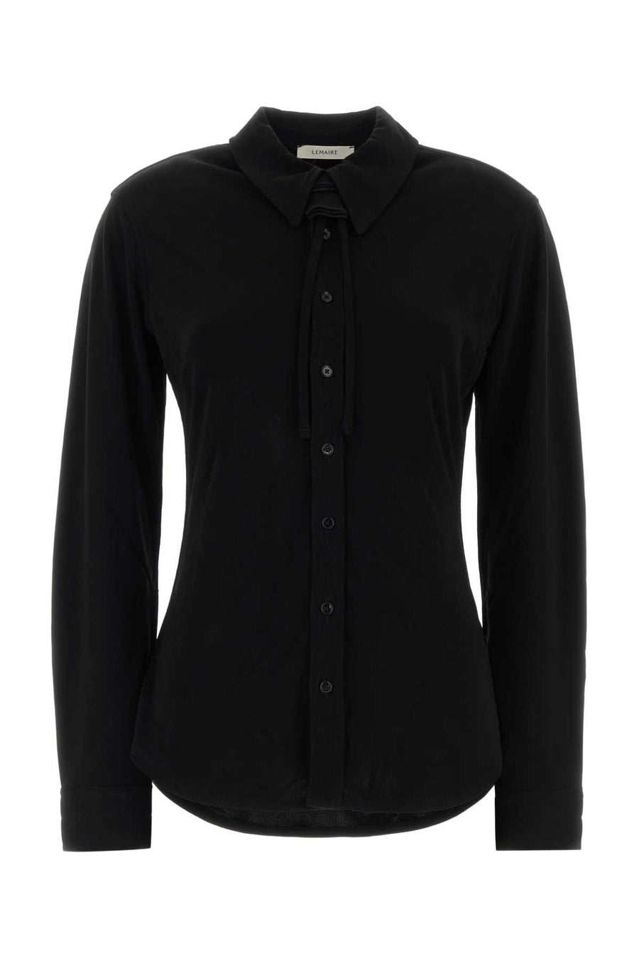 Lemaire 100% Viscose shirt in black