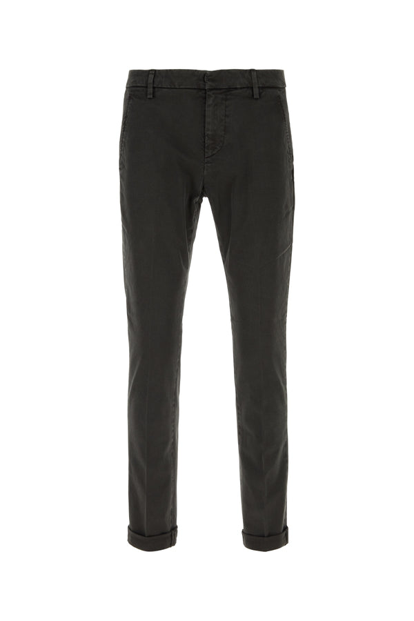 Dondup Gaubert Cotton blend trousers in black