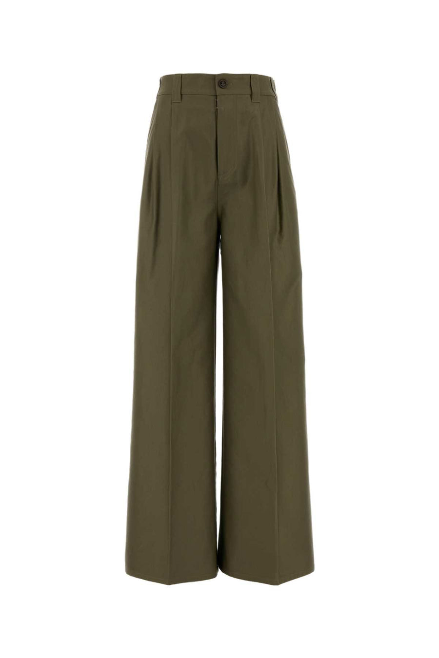 Maison Margiela Main fabric: 100% Cotton; Pocket lining: 100% Cotton trousers in green