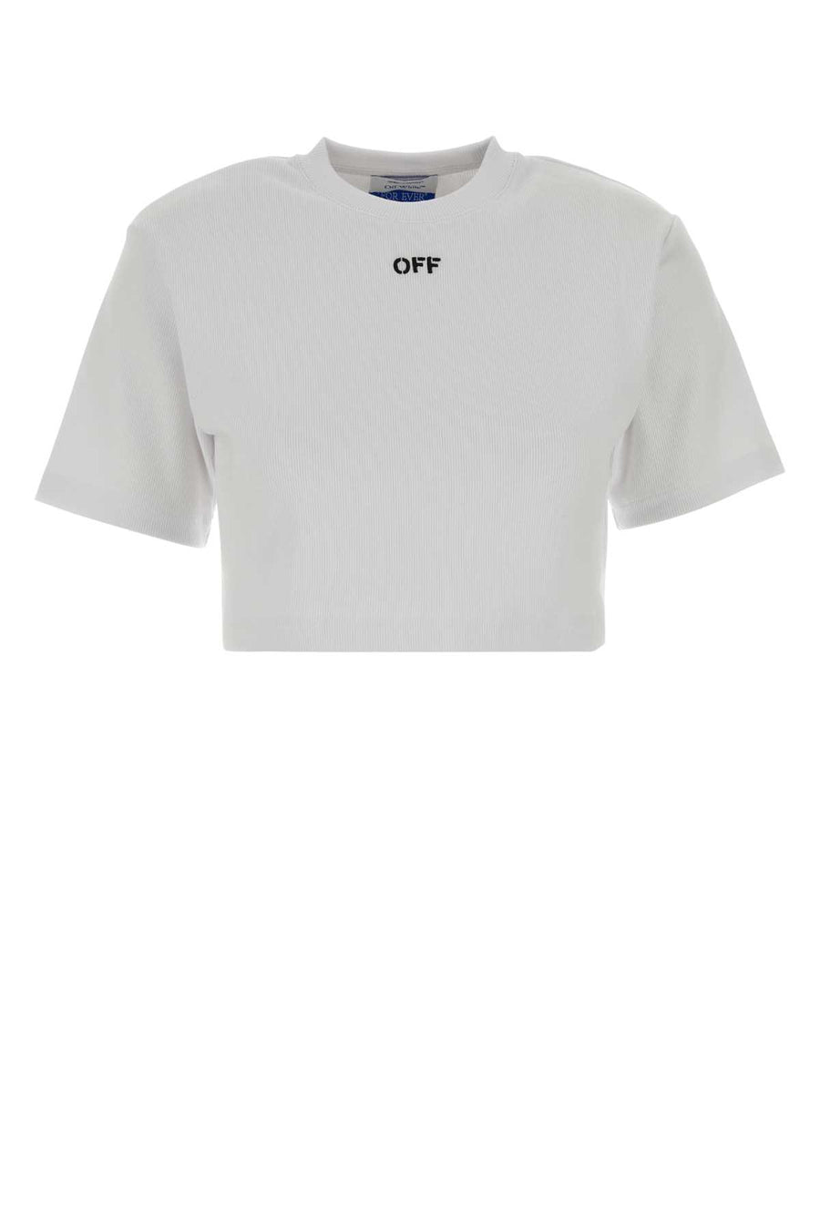 Off-White 98% Cotton t-shirt in white