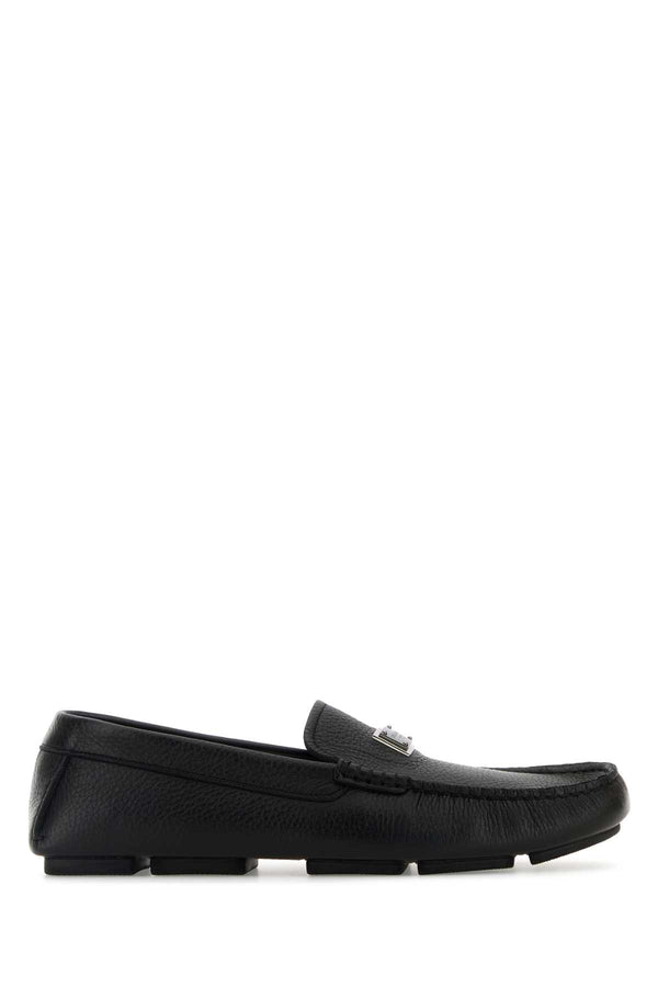 Dolce & Gabbana Exterior: 100% Deer loafer in black