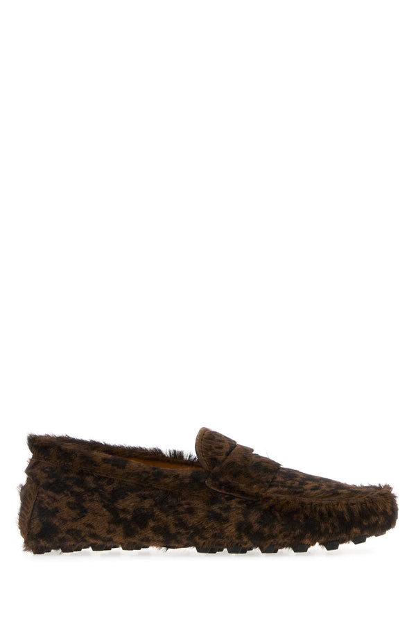 Tod's Macro Calf hair loafer in brown