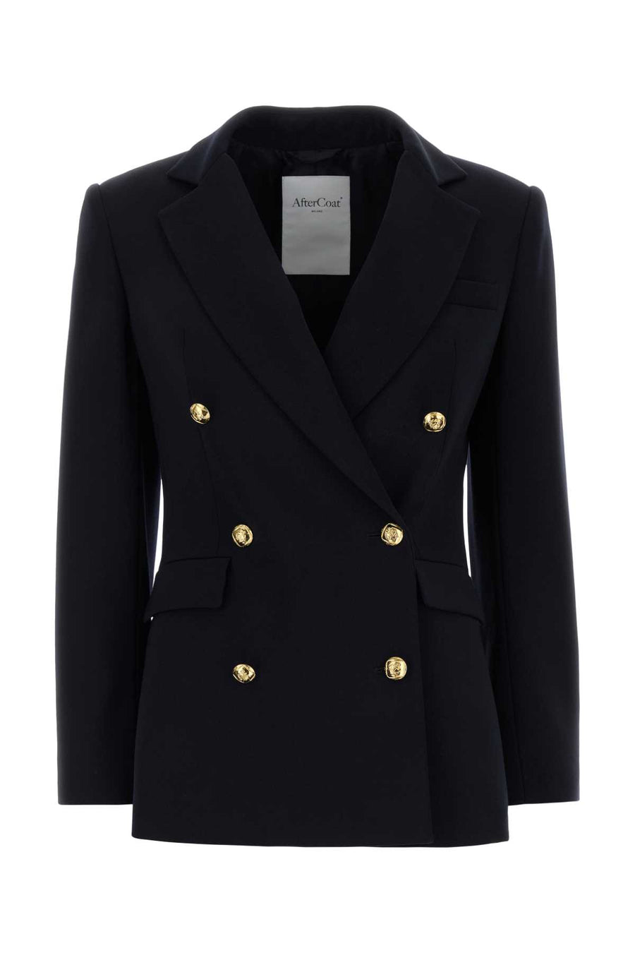 Aftercoat Exterior: 100% Wool; Lining: 100% Cupro blazer in navy