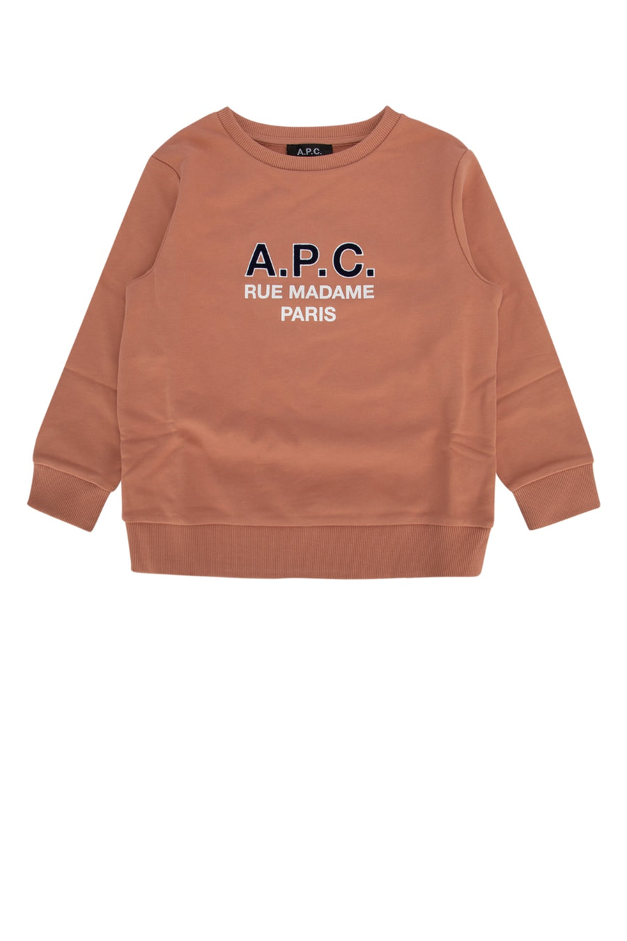 A.P.C. Kids 100% Cotton sweatshirt in beige