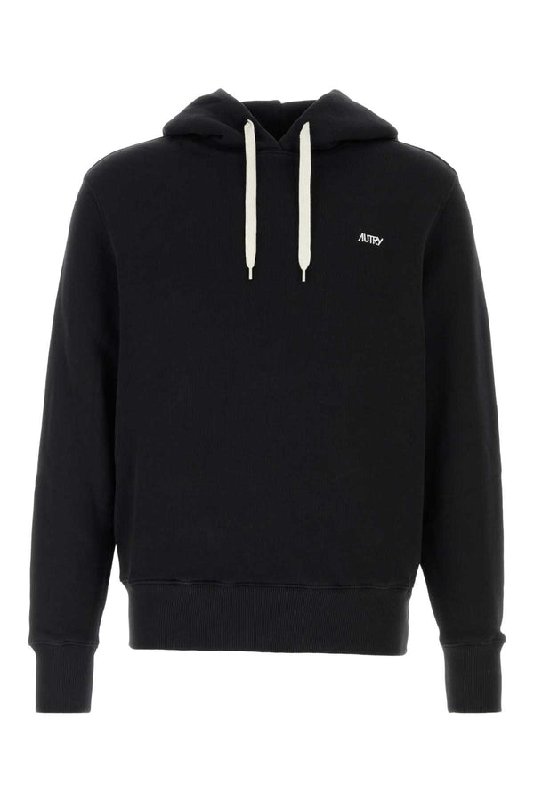 Autry Jers 100% Cotton hoodie in black